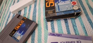 Journey to Silius NES videogame boxato completo