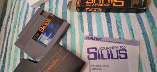 Journey to Silius NES videogame boxato completo