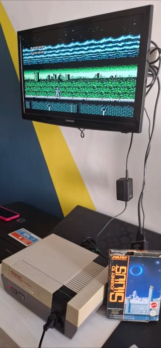 Journey to Silius NES videogame boxato completo