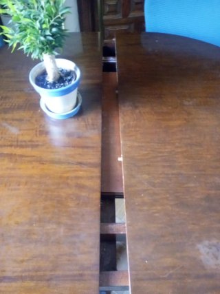 Mesa comedor extensible madera