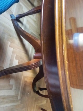 Mesa comedor extensible madera