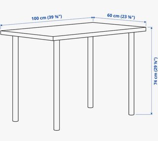 Escritorio IKEA simple