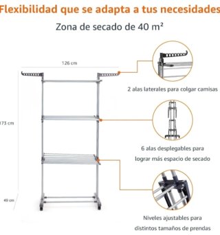 Tendedero Torre Amazon Basics