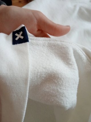 Sudadera Blue Banana Blanca con Logo