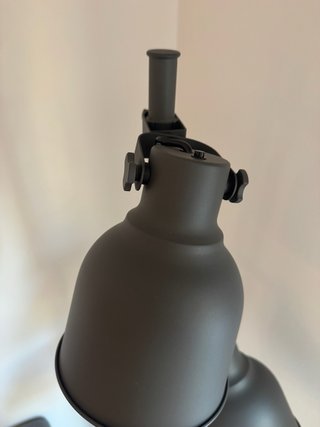 Lámpara de pie 3 focos, gris oscuro Hektar Ikea