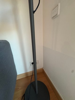 Lámpara de pie 3 focos, gris oscuro Hektar Ikea