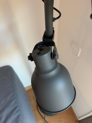 Lámpara de pie 3 focos, gris oscuro Hektar Ikea