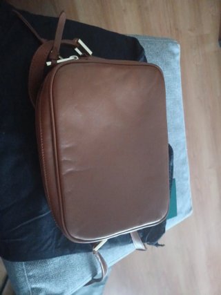 Bolso Piel Roberto Verino Marrón 20x14x8 cm