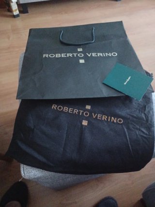 Bolso Piel Roberto Verino Marrón 20x14x8 cm