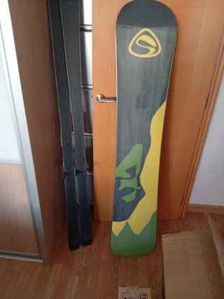 Tabla Snow y Esquís Salomon