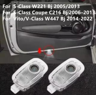 Luz Logo Puerta Mercedes Vito w447 W221 Fuengirola