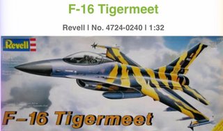 Maqueta F-16 Tigermeet Revell 1:32