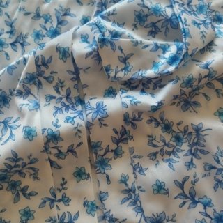 Bata de verano azul floral nueva azul