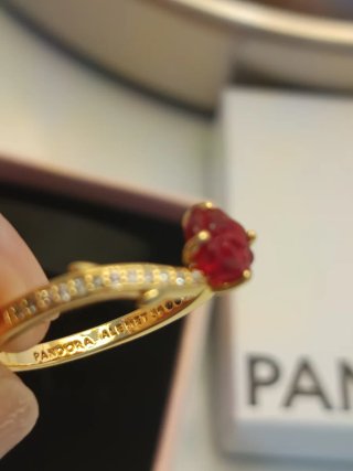 Anillo Pandora Rosa Encantada T.56