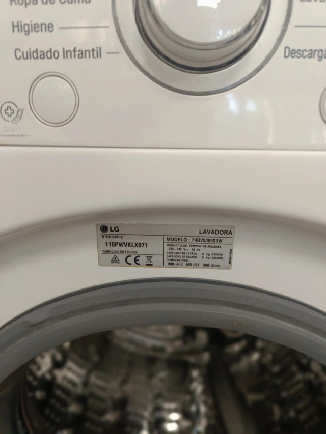 Lavadora LG Direct Drive 8kg