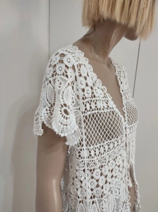 Copricostume uncinetto bianco tg S/M