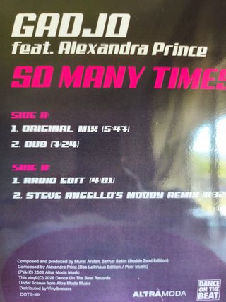 Gadjo feat. Alexandra Prince – So Many Times