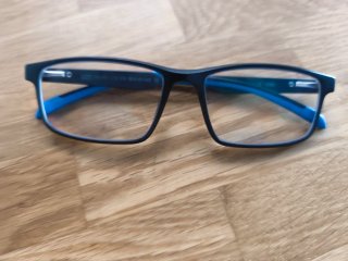 Gafas graduadas negras y azules