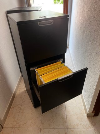 Mueble Archivador IKEA Negro URGE VENTA