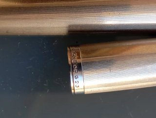 Pluma Waterman Chapado Oro 18k