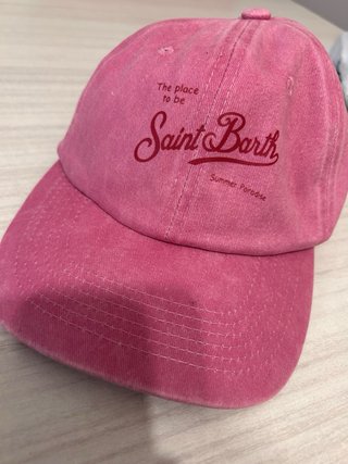 Cappello Saint Barth rosa