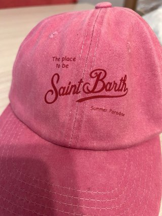 Cappello Saint Barth rosa