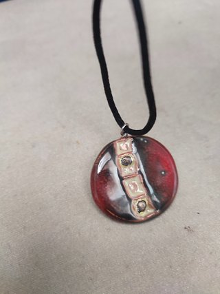 Conjunto Pendientes y Colgante Cerámica
