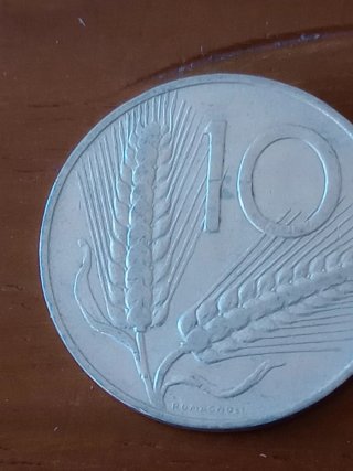 10 Lire 1955 Repubblica Italiana