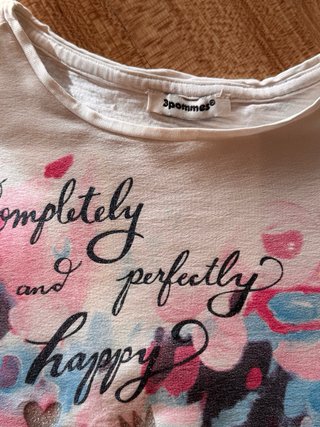 Lote 6 camisetas niña T. 3/4 años