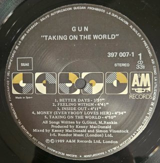 Vinilo Gun - Taking on the World