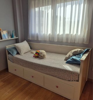 Cama Diván Ikea Hemnes Blanca 80x200