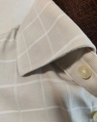 Rebajas Camisa Zara Man Manga Larga Beige Talla M