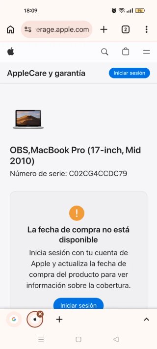 MacBook Pro 17 pulgadas A1297.