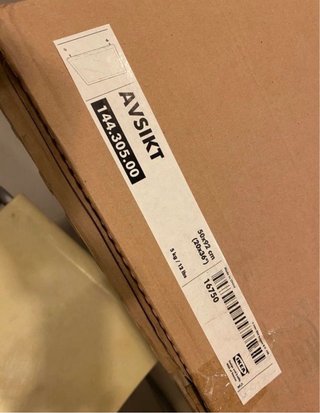 Porta in vetro Ikea AVSIKT