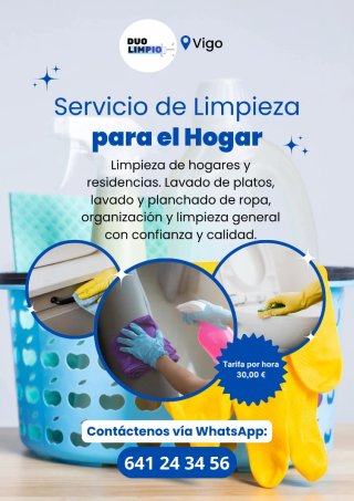 Limpeza de tu hogar