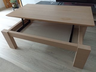 Mesa centro elevable 120x60