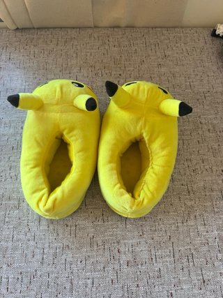 Pantofole Pikachu Morbide Taglia Unica