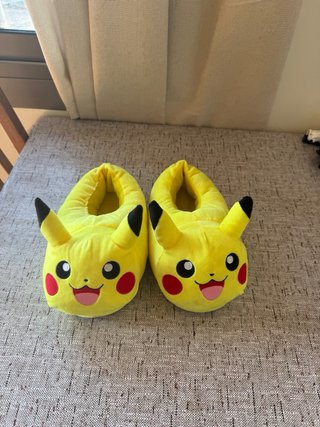 Pantofole Pikachu Morbide Taglia Unica