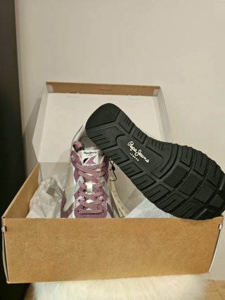 Zapatillas peper jeans paara mujer