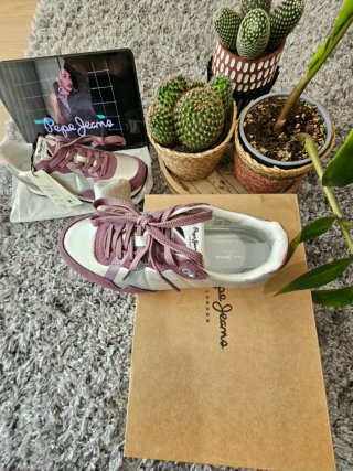 Zapatillas peper jeans paara mujer