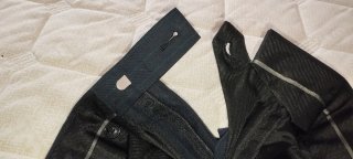 Traje de caballero azul