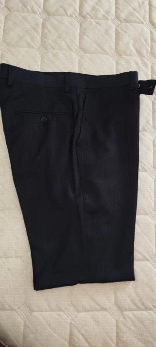 Traje de caballero azul