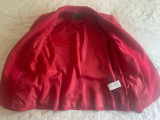 Chaqueta Cortefiel Roja Talla S