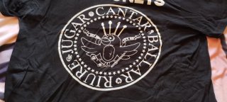 Camiseta algodón Dels Ramonets. Talla L