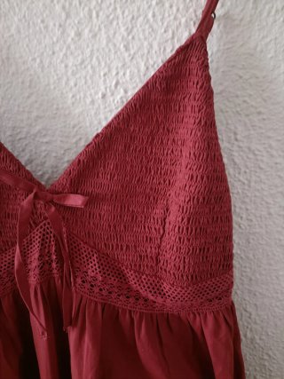 Vestido rojo Only