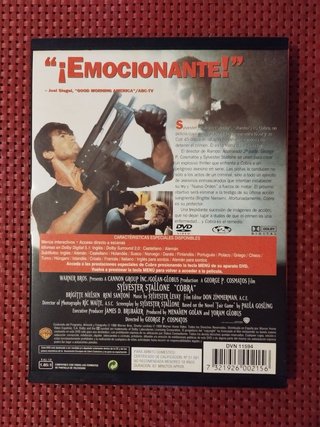 DVD Cobra Sylvester Stallone