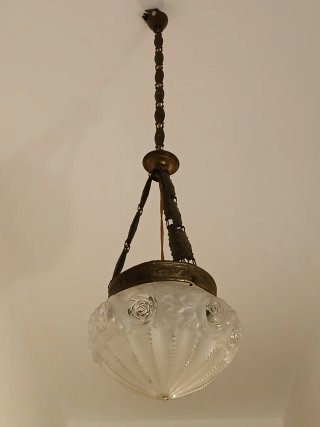Pareja Lámparas Modernistas Art Nouveau