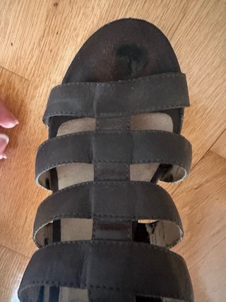 Sandalias esclavas marrón 39