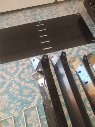 Barbacoa portátil metal y madera