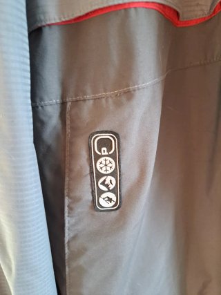 Chaqueta de esquí gris Quiksilver